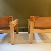 Pair of Scandinavian armchairs "Natura" by Karine Mobring.