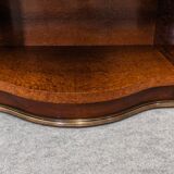 Paire de tables de chevet en loupe d'amboine Art déco vers 1920