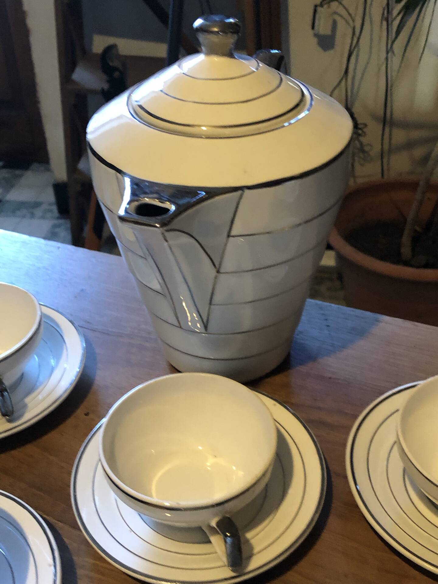Art Deco coffee service