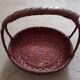 Japanese woven bamboo basket Ikebana