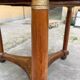 Table empire ronde ancienne marquetée du début du XIXe siècle