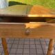 Farm table with benches
