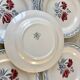 set of 5 Digoin Sarreguemines flat plates model Juliette / Nina Rosa 50s