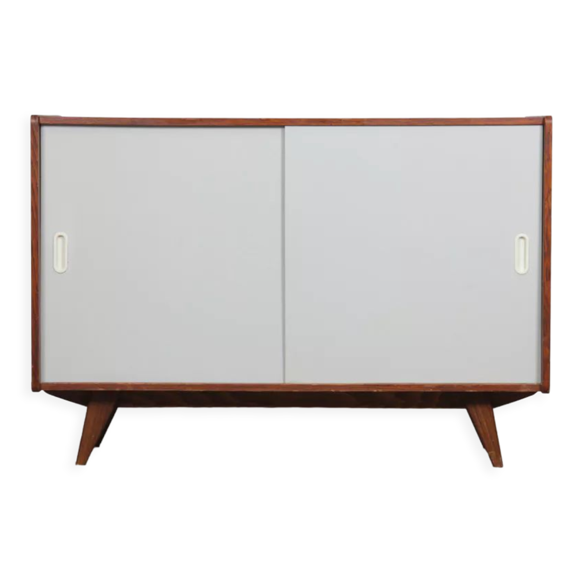 Vintage oak chest of drawers by Jiri Jiroutek, model U-452, 1960