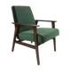 Fauteuil vert années 1970