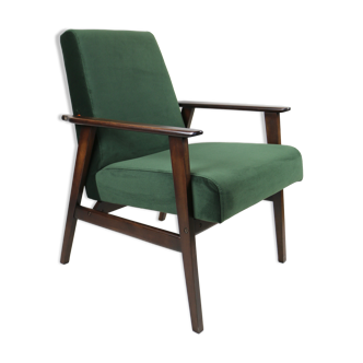 Vintage green olive easy chair, 1970