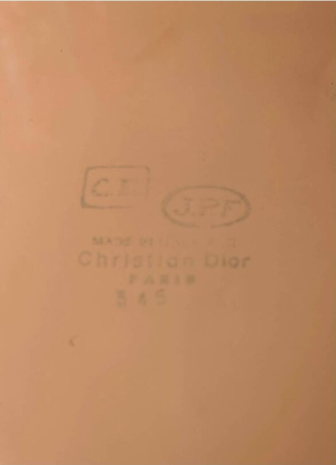 Lot de 6 assiettes Christian Dior – Modèle "Nénuphar"