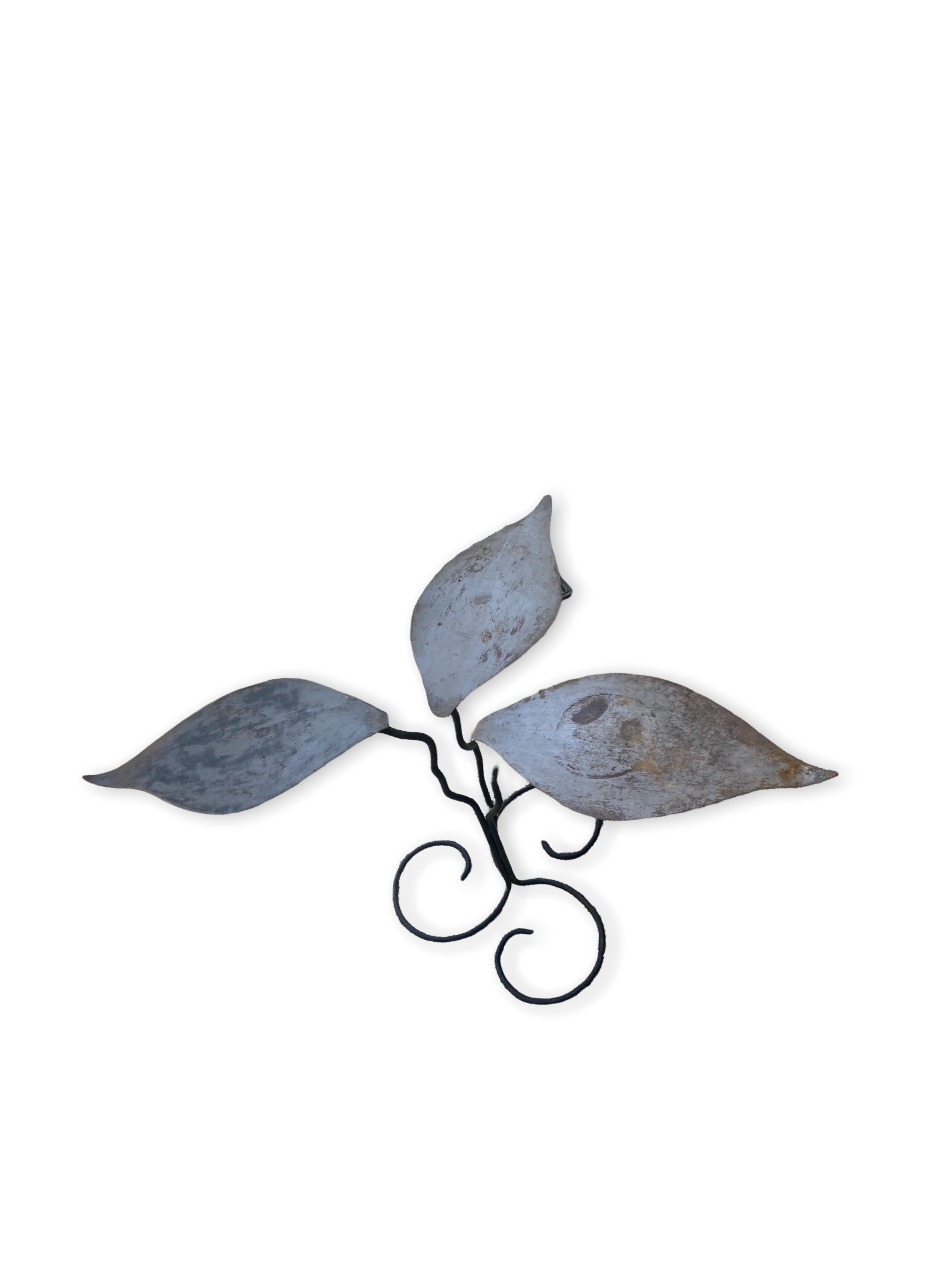 Brushed Metal Garden Table Leaf Patterns