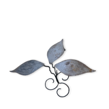 Brushed Metal Garden Table Leaf Patterns