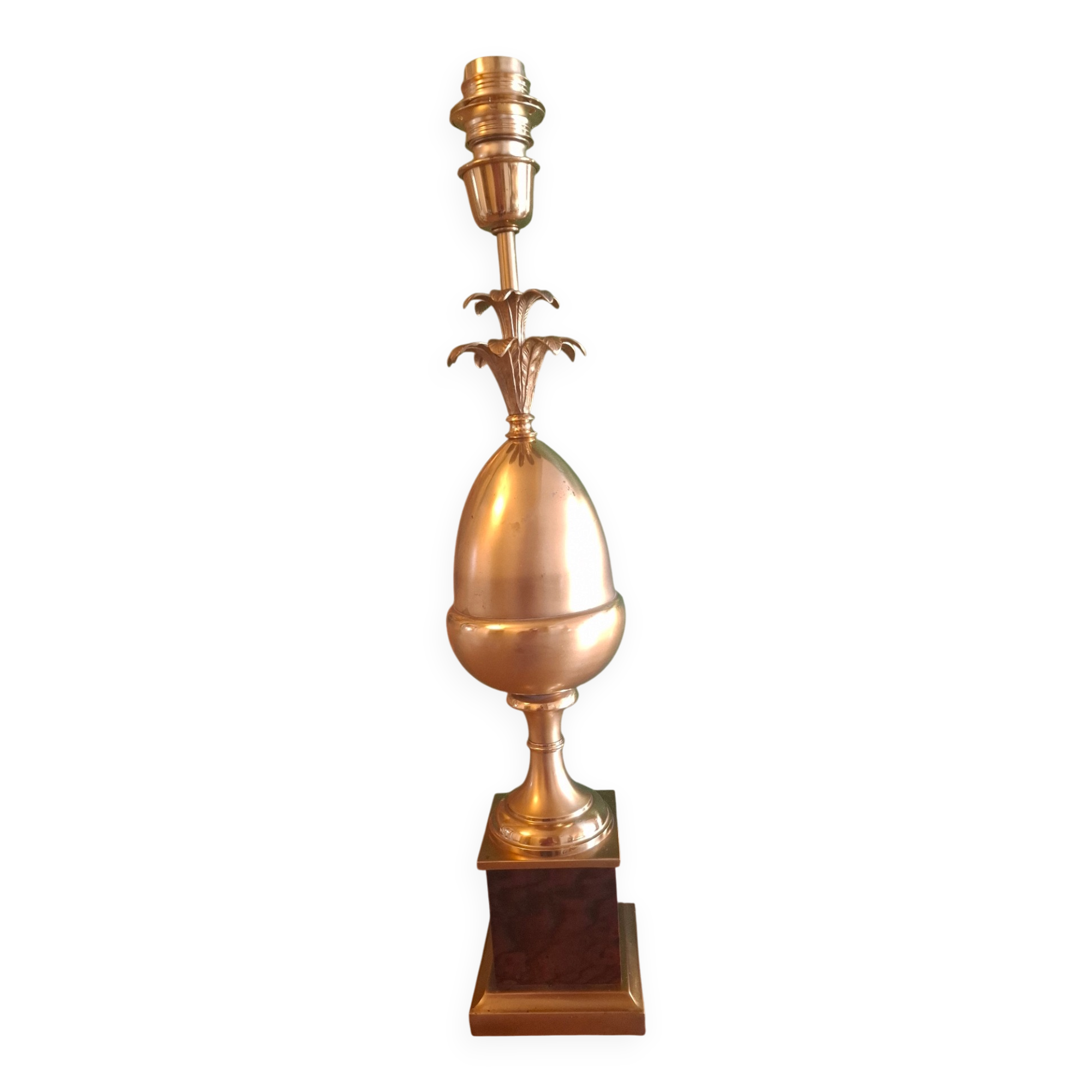 Lampe ananas Hollywood regency