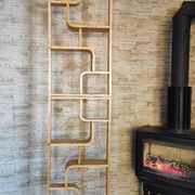 Bent plywood wall, bookcase, flowerbed, Volak by Holesov, 1960s Czechoslova