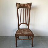 Chaise de nourrice esprit Arts and Crafts debut XXeme.