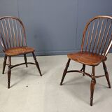 Ensemble de 8 chaises de salle à manger vintage Ercol, années 1950