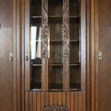 Oak Bookcase in Brown, 1930s