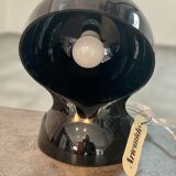 Black ABS plastic table lamp, model "Dalu", by Vico Magistretti