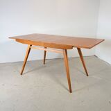 Vintage extendable oak table, František Jirák