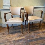 Pair of bridge chairs 60