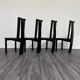 Set 4 Sedie Da Pranzo Postmoderne Design Anni ‘80 Modernariato