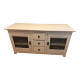 Solid wood sideboard with patina