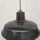 Enameled sheet metal pendant lights