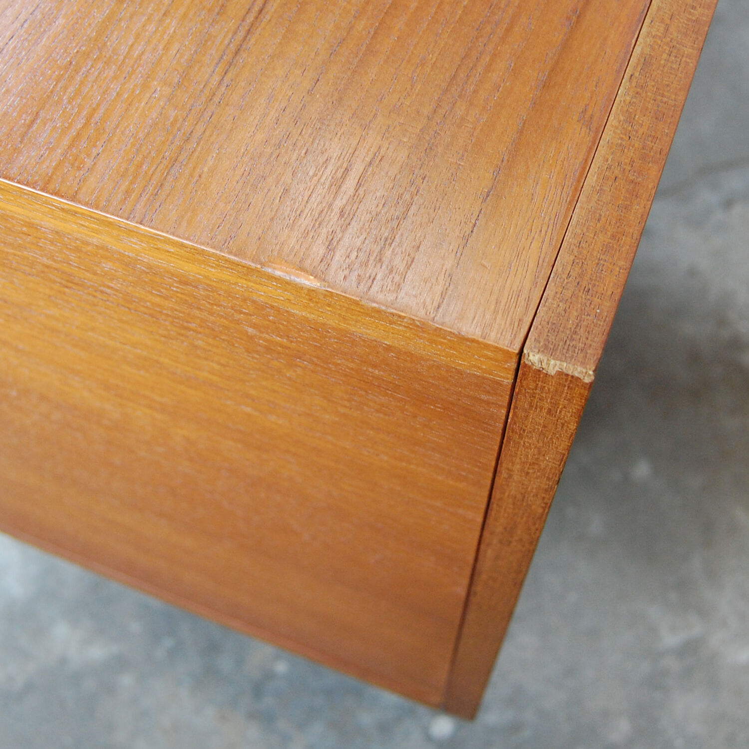 Teak table-machine desk by Pierre Guariche for Meurop