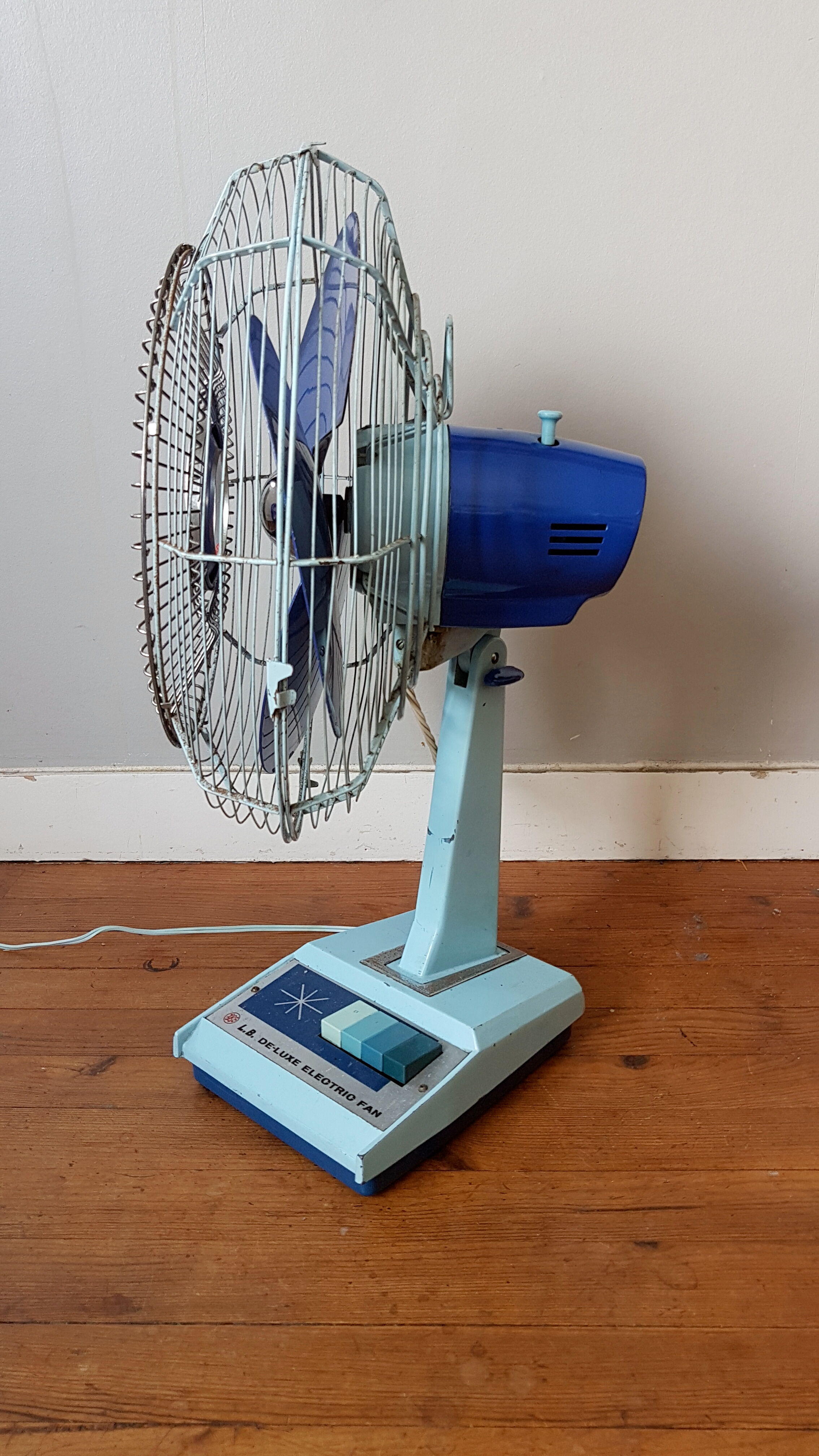 Ventilateur vintage industriel déco loft