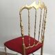 Chiavari brass chair