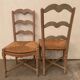 Paire de chaises Provençale en hêtre patiné XX siècle