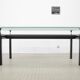 Dining table LC6 by Le Corbusier, Cassina edition 1928