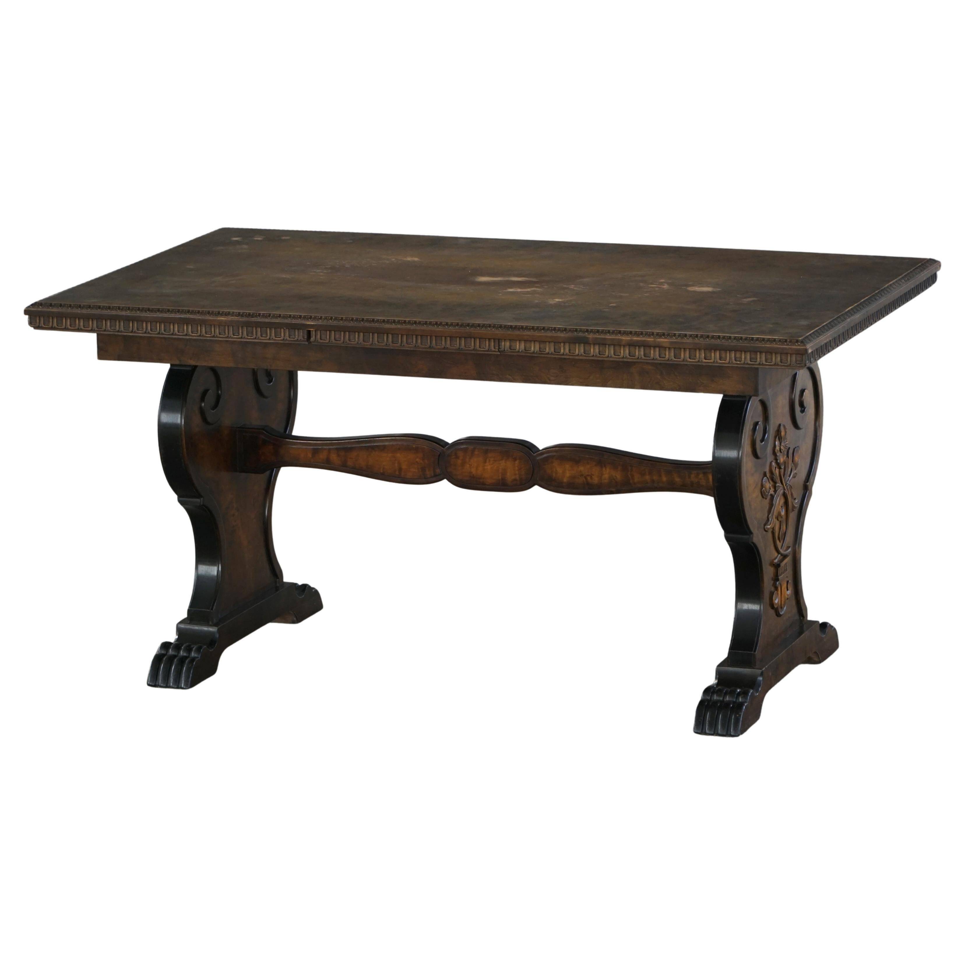 Axel Einar Hjorth, Table à manger en bouleau, Style Swedish Grace, Bodafors, années 1930