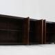 Buffet brutaliste espagnol en bois massif sculpté