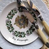 6 Gien cheese plates