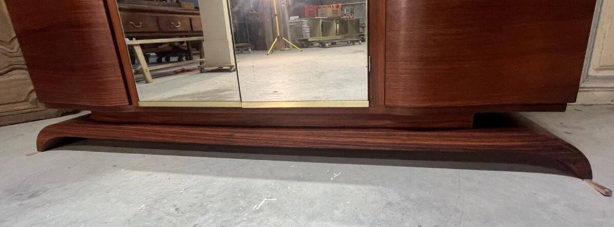 Art Deco wardrobe in rosewood