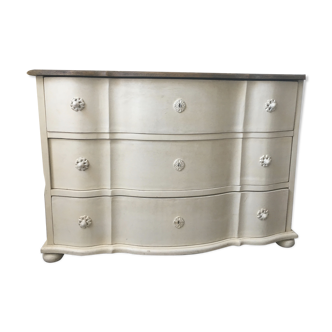 Dresser old patina white cream