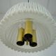 limburg mid century PENDANT LIGHT model P 239 a 4168 glass and brass 1960s