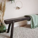 Old wooden farm bench