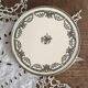 Sarreguemines Dubarry earthenware trivet