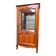 Vitrine argentier style Louis XV en merisier fond miroir & étagères Verre 9
