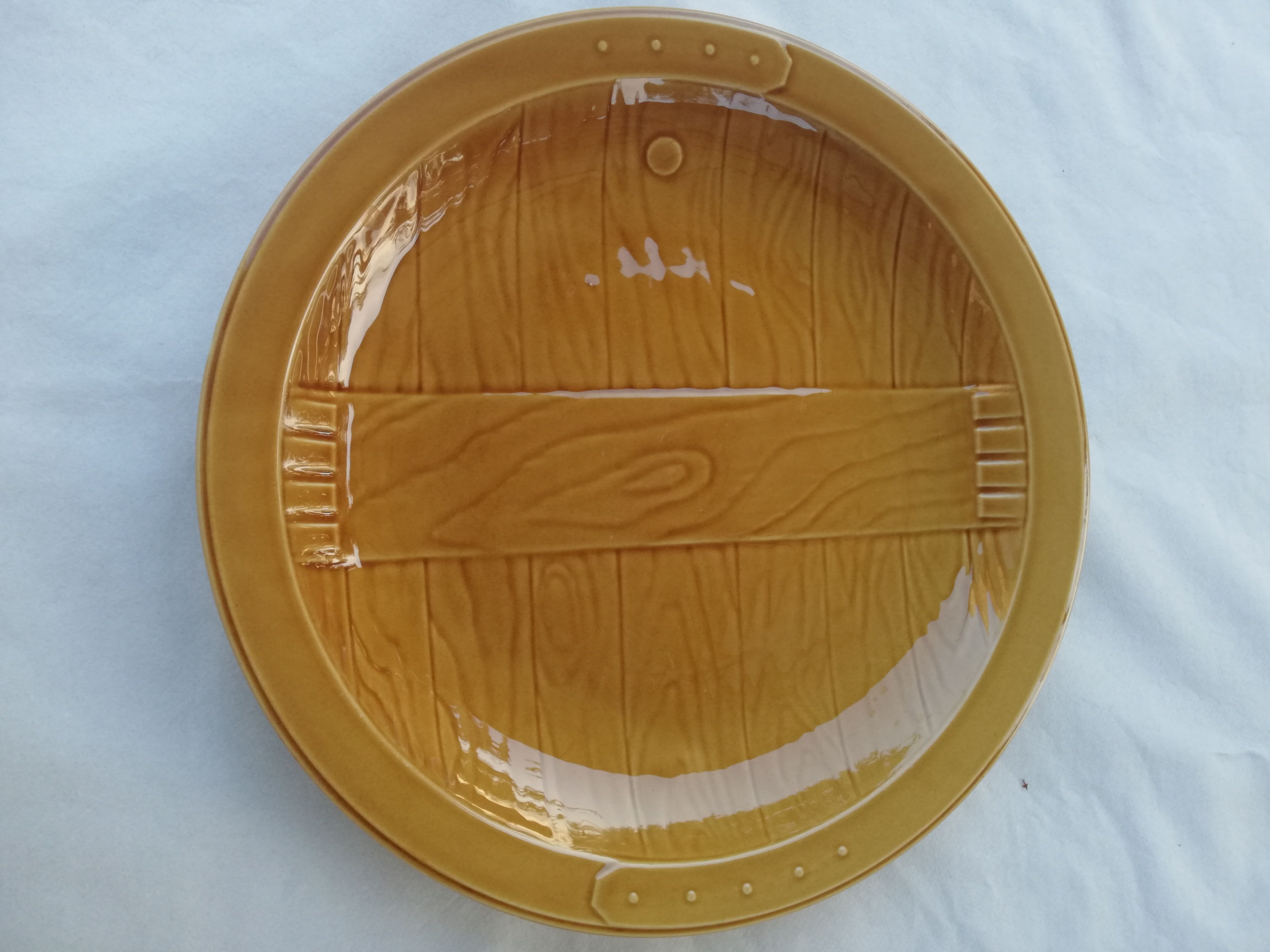 Gien earthenware dinner plates