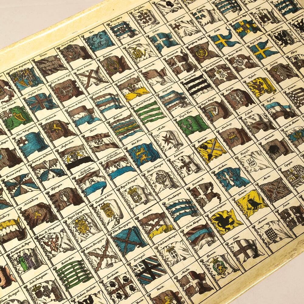 Heraldic tray table by Piero Fornasetti 1950