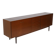 Wooden sideboard with brass knobs, 1960s