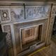 Very important plaster fireplace signed Fontés.