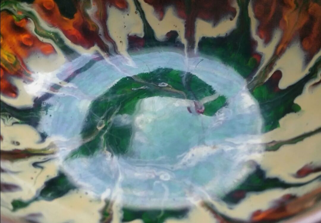 Vintage decorative trinket bowl