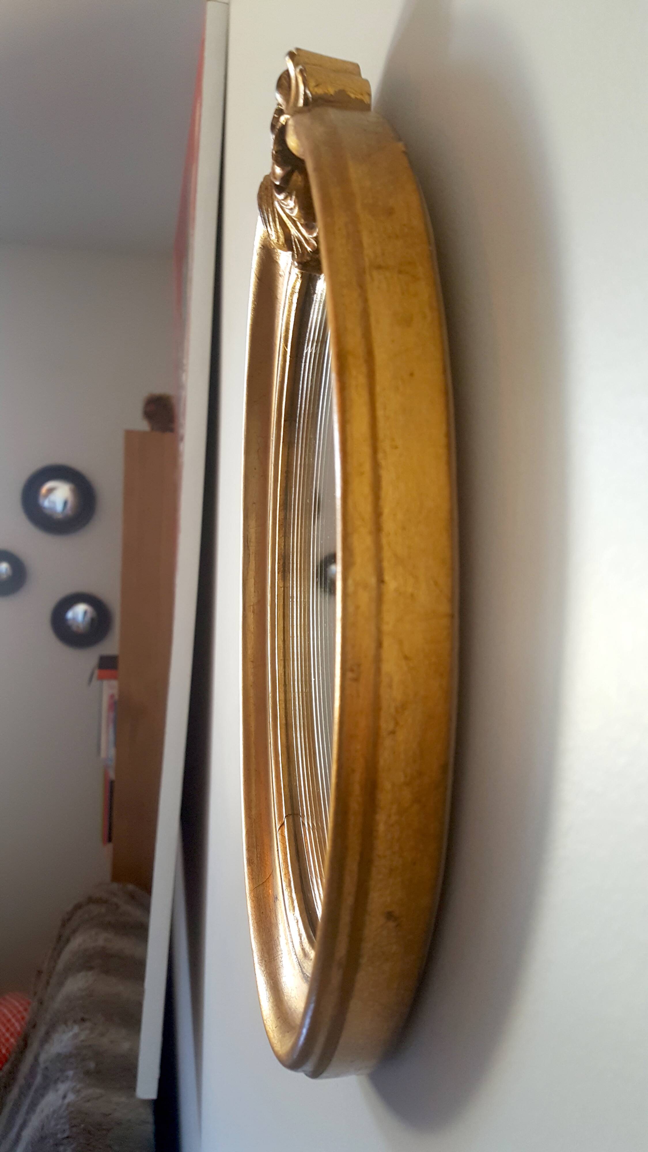 Ancient golden mirror