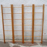 Pair of modular pine wall shelves