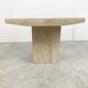 Vintage travertine coffee table, 1970s