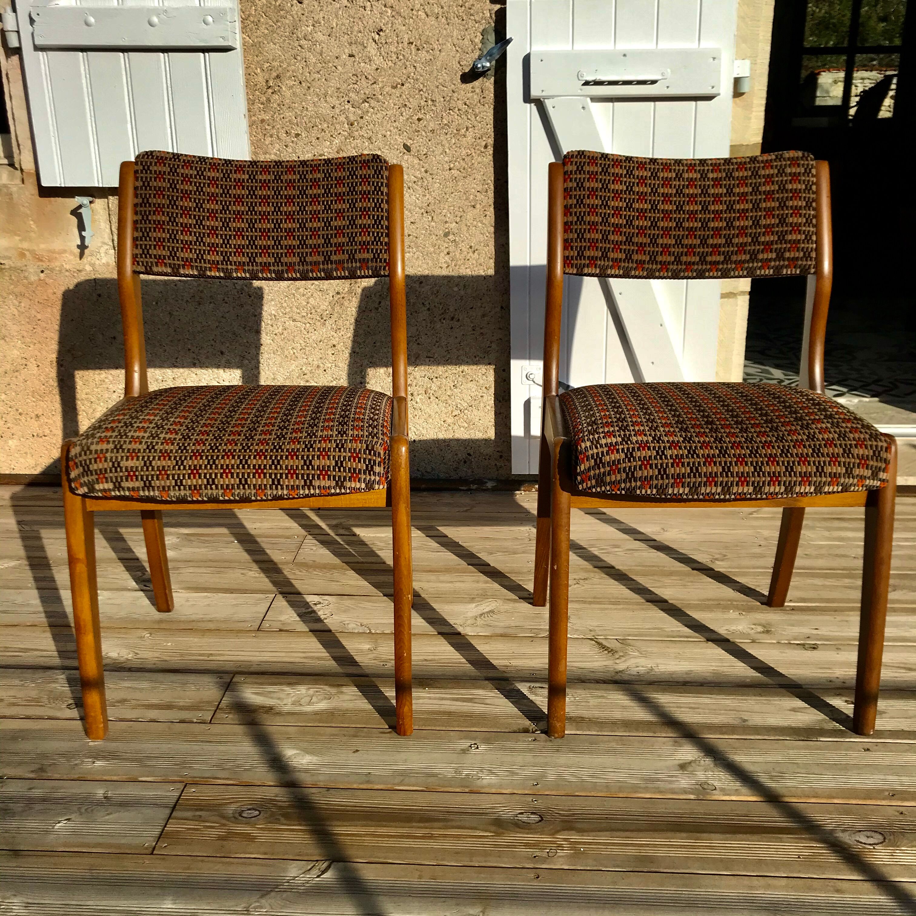 Paire de chaises 1970