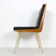 Pair of Boomerang Easy Chair by Hans Mitzlaff for Eugen Schmidt in Leather