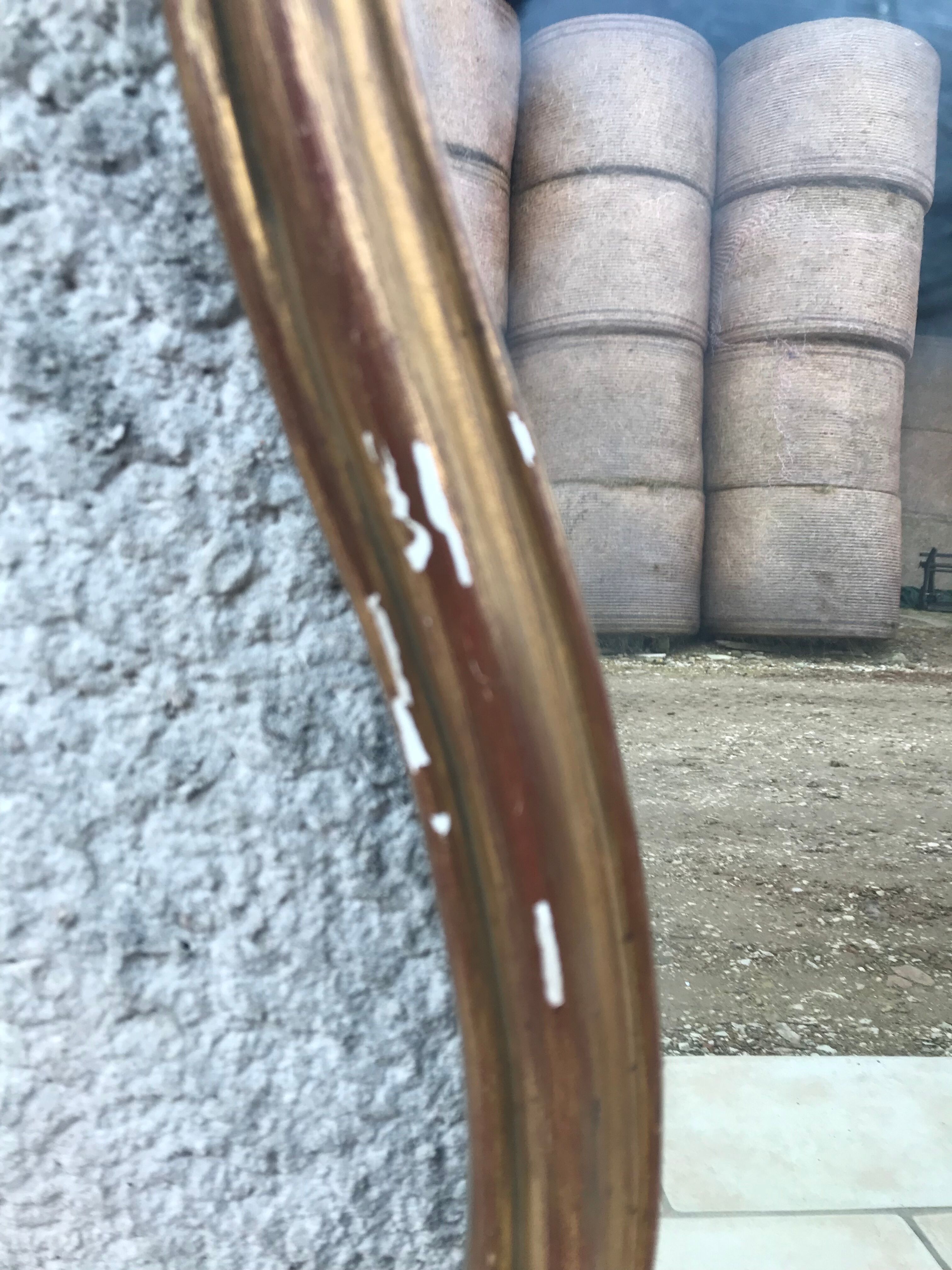 Antique Italian Louis XV gilden mirror 78x125cm