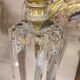 Pair of Important Large Candle Holders with Six Lights in Bronze h.73 cm